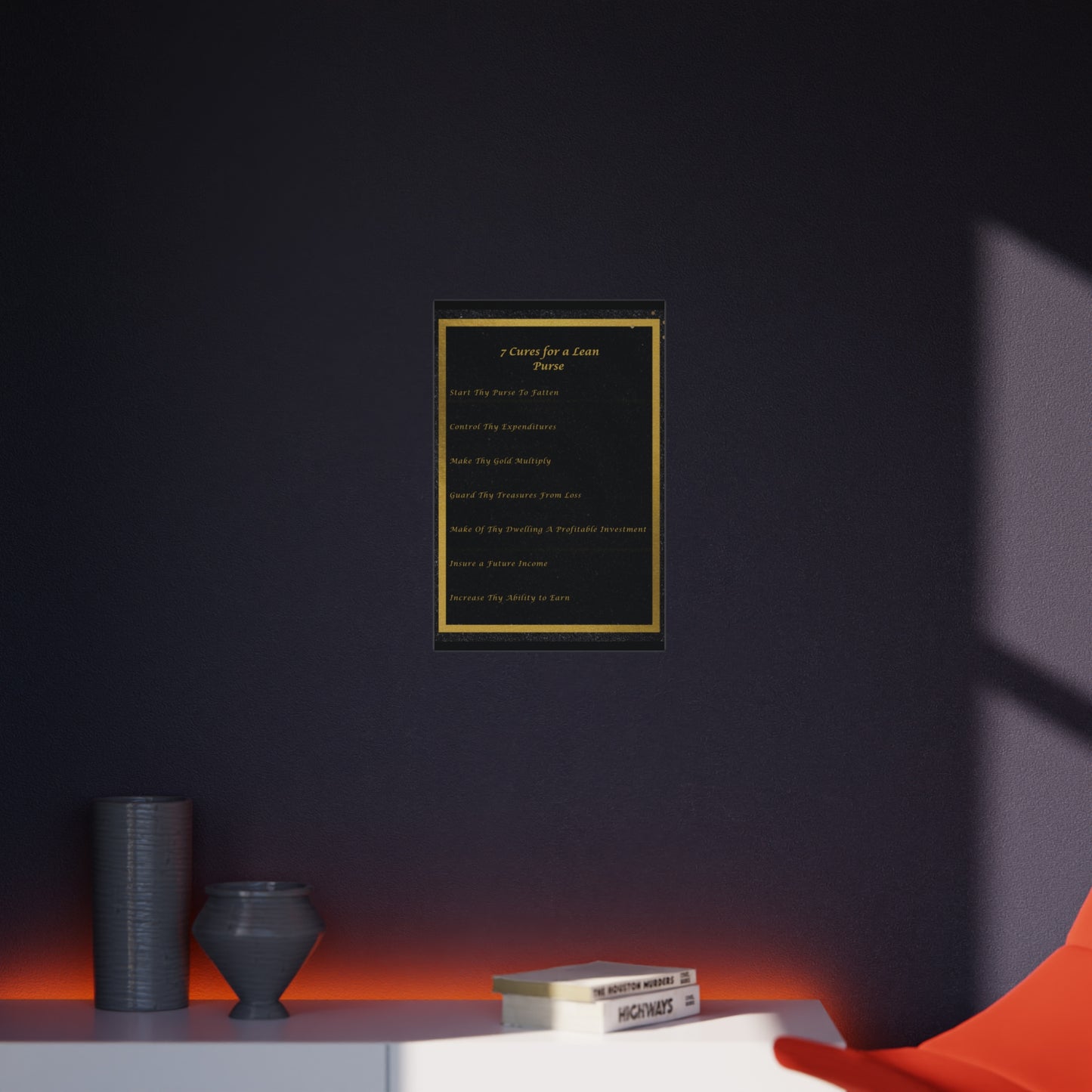 "7 Cures" Wall Art