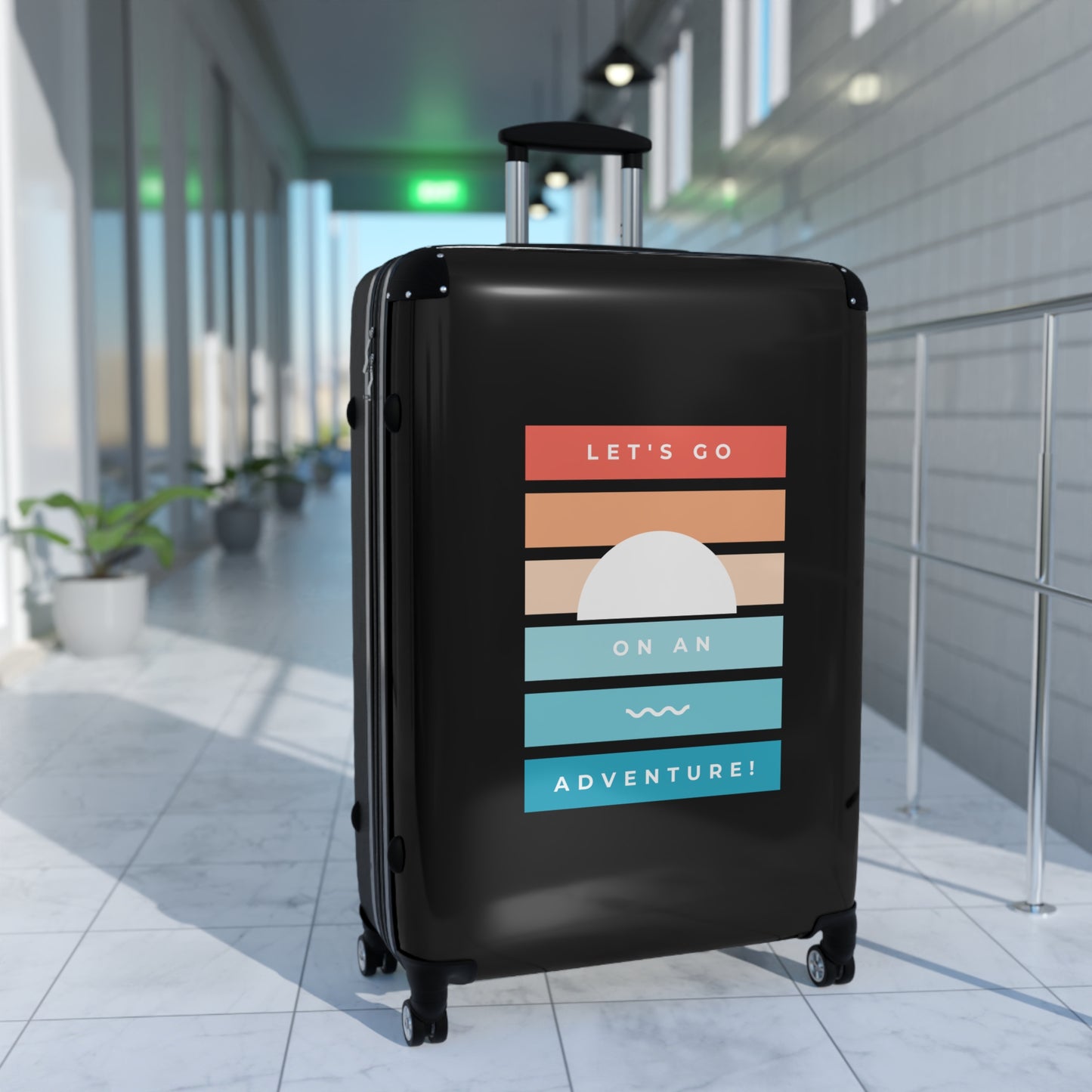 "Let's Go on an Adventure" Suitcase
