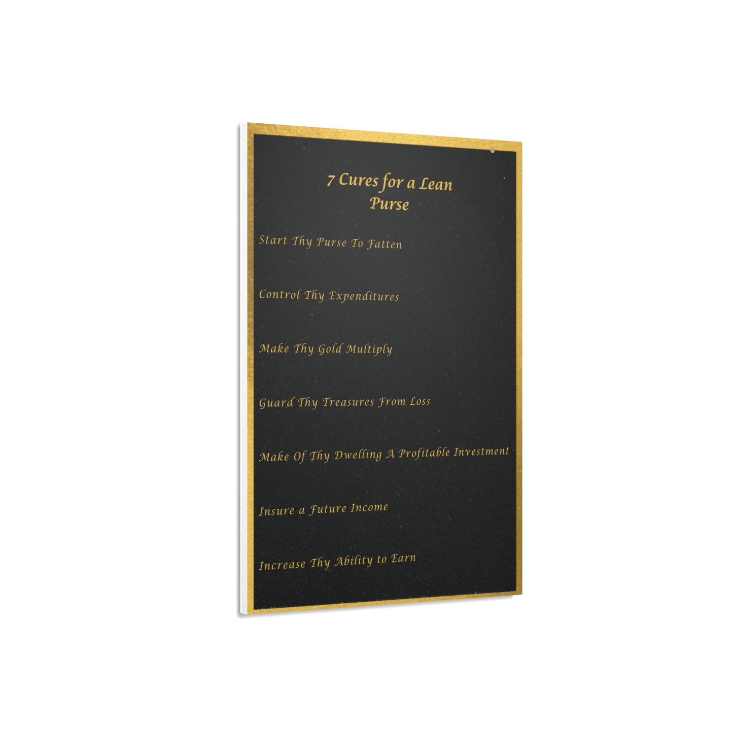 "7 Cures" Wall Art