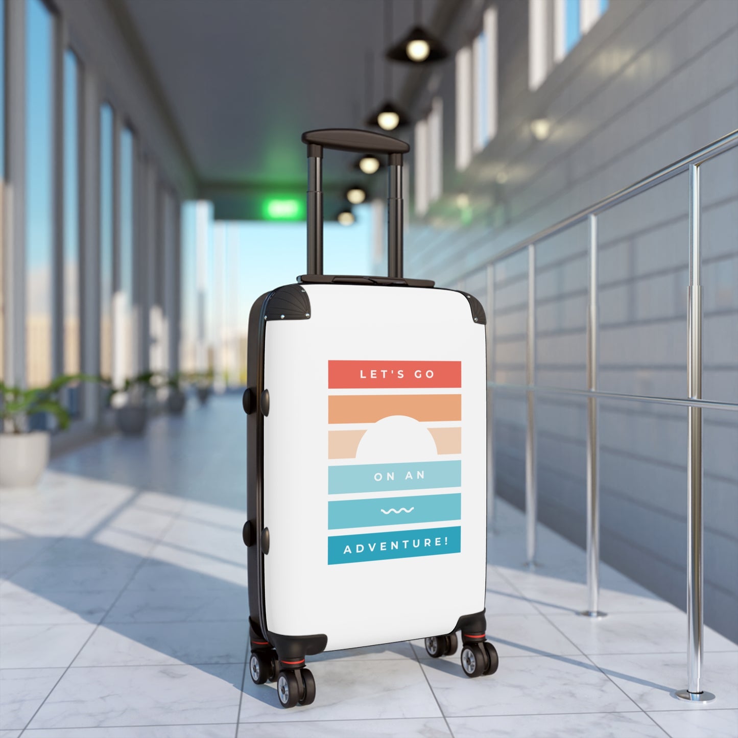 "Let's Go on an Adventure!" Suitcase