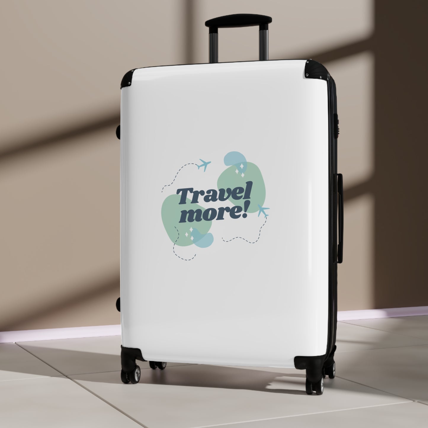 "Travel More!" Suitcase