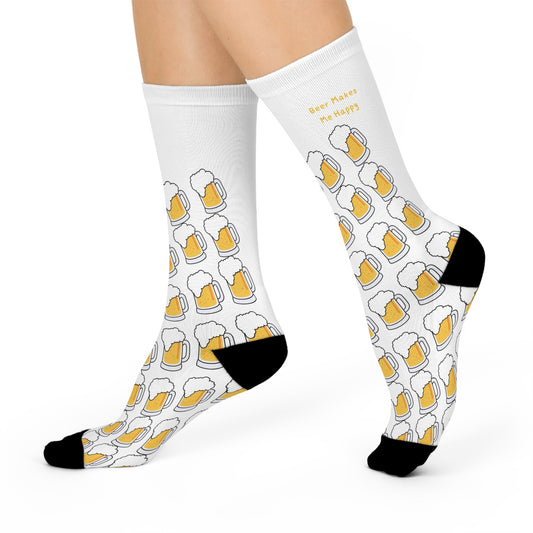 Funny Beer Crew Socks